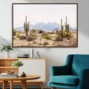 Desert Cactus Canvas Wall Art – Serene Southwestern Arizona by MyGreatCanvas | Canvas Wall Art Prints | Photo Prints & Wall Decor