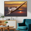 Old War Plane Wall Art Canvas Print by MyGreatCanvas | Canvas Wall Art Prints | Photo Prints & Wall Decor
