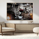 Red Wine and Glass Canvas Print by MyGreatCanvas | Canvas Wall Art Prints | Photo Prints & Wall Decor