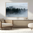 Autumn and Misty Trees in the Forest Wall Art Canvas Print, by MyGreatCanvas | Canvas Wall Art Prints | Photo Prints & Wall Decor