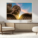 Buddha Statue and Daylight Wall Art, Buddha Statue Wall Art by MyGreatCanvas | Canvas Wall Art Prints | Photo Prints & Wall Decor