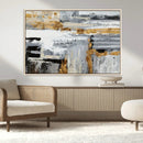 Abstract Painting Canvas Wall Art Print Paint Drip Art Brush