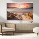 Sunset on the Sea Wall Art Canvas Print by MyGreatCanvas | Canvas Wall Art Prints | Photo Prints & Wall Decor