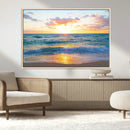 Coastal Wall Art - Vintage World Map Canvas Print with