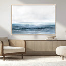Blue Ocean Abstract Artwork Wall Art Canvas Print