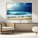 Majestic Ocean Wave Wall Art Canvas | 3 Panel Large Seascape