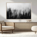 Fogy Forest Canvas Wall Art Print - Mountain Wall Art with