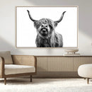Fanny Scottish Highland Cow Cattle Art Print Farmhouse Wall by MyGreatCanvas | Canvas Wall Art Prints | Photo Prints & Wall Decor