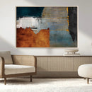 Modern Abstract Canvas Art Canvas Print - Framed and Ready