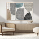 Canvas Print Wall Art Abstract Art Boho, Framed Boho Decor