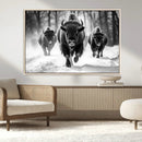 Buffalo Wall Art Canvas Print, Bison Family Wall Art Canvas by MyGreatCanvas | Canvas Wall Art Prints | Photo Prints & Wall Decor