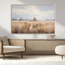 Golden Fields Wall Art Print Canvas – Serene Landscape of