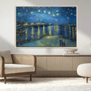 Vincent van Gogh Starry Night over the Rhone Abstract Wall
