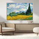 Wheatfield With Cypresses By Van Gogh Painting Wall Art