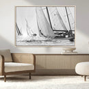 Yacht Sailboat Regatta Canvas Wall Art Canvas Print