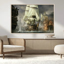 Pirate Ship War Wall Art Canvas Print by MyGreatCanvas | Canvas Wall Art Prints | Photo Prints & Wall Decor