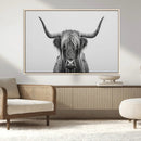 Farmhouse Longhorn Wall Art Canvas Print, Longhorn Texas by MyGreatCanvas | Canvas Wall Art Prints | Photo Prints & Wall Decor