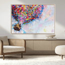 Don't Look Up Movie Canvas Wall Art - Vibrant Floating House by MyGreatCanvas | Canvas Wall Art Prints | Photo Prints & Wall Decor