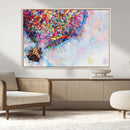 Don't Look Up Movie Canvas Wall Art - Vibrant Floating House