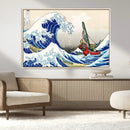Katsushika Hokusai Kanagawa Giant Wave Wall Art Canvas Print