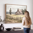Rustic Farmhouse Barn Wall Art | 3-Panel Framed Gallery Wrap