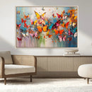 Abstract Butterfly Wall Art Canvas Print