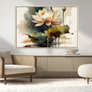 Lotus Flower Watercolor Canvas Print – A Symbol of Serenity by MyGreatCanvas | Canvas Wall Art Prints | Photo Prints & Wall Decor