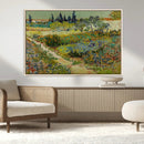 Vincent van Gogh Garden at Arles Wall Art Canvas Print