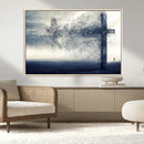 Jesus and the Fading Cross Wall Art Print – Symbol of Faith, by MyGreatCanvas | Canvas Wall Art Prints | Photo Prints & Wall Decor
