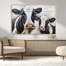 Vintage Baby and Mom Cattle Wall Art Canvas Print by MyGreatCanvas | Canvas Wall Art Prints | Photo Prints & Wall Decor