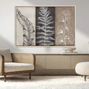 Minimalist Botanical Wall Art Canvas Print, Framed and Ready