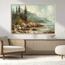 Abstract Acadia National Park Wall Art Canvas Print -