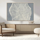 Abstract Tree Ring Wall Art Canvas Print – Nature-Inspired,