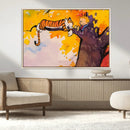 Calvin and Hobbes Tree Scene Canvas Print | 3 Panel Large by MyGreatCanvas | Canvas Wall Art Prints | Photo Prints & Wall Decor
