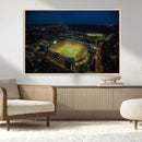 Michigan Stadium Night Game Wall Art – Sports Arena Aerial by MyGreatCanvas | Canvas Wall Art Prints | Photo Prints & Wall Decor
