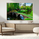 Augusta National Golf Club Wall Art - Panoramic Bridge & by MyGreatCanvas | Canvas Wall Art Prints | Photo Prints & Wall Decor