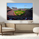 Cincinnati Reds Baseball Canvas Print - American Ball