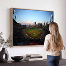 PNC Park Evening Game Triple Canvas Wall Art - Pittsburgh