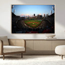 PNC Park Evening Game Triple Canvas Wall Art - Pittsburgh