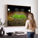 Stadium in Michigan Wall Art Canvas Print, Framed American