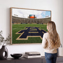 Football Stadium Wall Art – Framed Sports Field Canvas