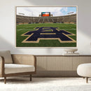 Notre Dame Stadium Giclee Canvas Print | Triptych Wall Art