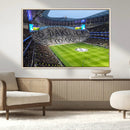 Tottenham Hotspur Stadium Canvas Print, Match Day Triple