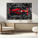 Ferrari Pit Stop Canvas Wall Art – Precision and Speed