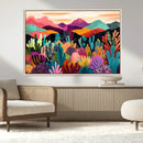 Abstract Kusama Print - Landscape Canvas Wall Art Print -