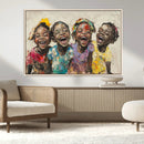 Shai Yossef style Joyful Childhood Canvas Wall Art - by MyGreatCanvas | Canvas Wall Art Prints | Photo Prints & Wall Decor