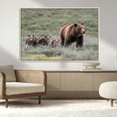 Wildlife Photography of 399 Grizzly Bear Cubs | Queen of the by MyGreatCanvas | Canvas Wall Art Prints | Photo Prints & Wall Decor