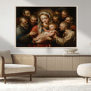 Religious Canvas Wall Art Print - Madonna and Child with by MyGreatCanvas | Canvas Wall Art Prints | Photo Prints & Wall Decor