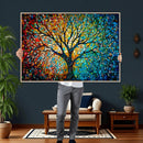 Yggdrasil Tree of Life Wall Art Print | Mosaic Style 3-Panel