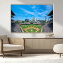 Wrigley Field Chicago Cubs Panoramic Art Multi-Piece Canvas